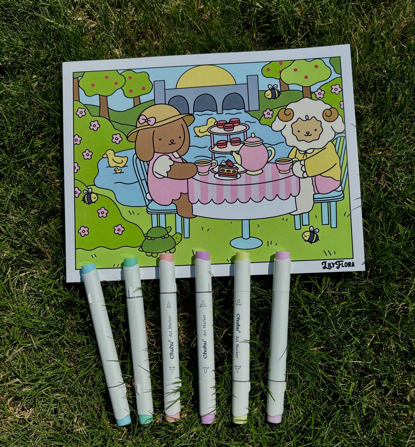 Lily Flora Coloring Book Volume 1 ♡