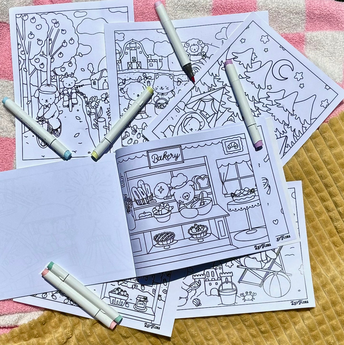 Lily Flora Coloring Book Volume 1 ♡